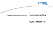 Webasto DUAL TOP RHA 100 Bedieningshandleiding