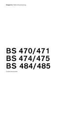 Gaggenau BS 470 Gebruiksaanwijzing