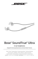 Bose SoundTrue Ultra Gebruikershandleiding