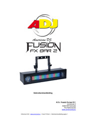 ADJ FUSION FX BAR 2 Gebruikershandleiding