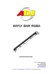 ADJ WiFly BAR RGBA Gebruikershandleiding