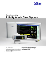 Dräger Infinity Acute Care System Gebruiksaanwijzing