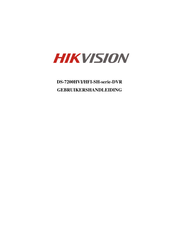 HIKVISION DS-7204HVI-SH Gebruikershandleiding