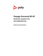 Poly Voyager Surround 80 UC Gebruikershandleiding