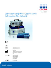 Qiagen Multi-Specimen Tube Vortexer 2 Gebruiksaanwijzing