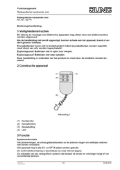 Jung 42 FH Bedieningshandleiding