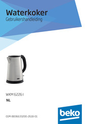 Beko WKM 6226 I Gebruikershandleiding