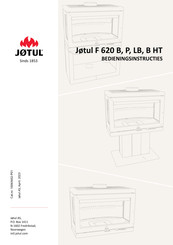 Jotul F 620 B Bedieningsinstructies