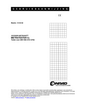 Gossen MetraWatt METRATESTER 5+ Gebruiksaanwijzing