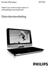 Philips PET1031 Gebruikershandleiding