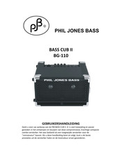 PJB BASS CUB II Gebruikershandleiding