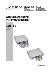 KERN DE15K0.2D Gebruiksaanwijzing