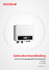 Goodwe XS Series Gebruikershandleiding