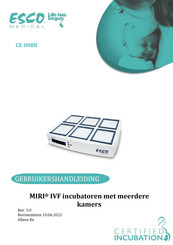 Esco Medical MIRI IVF Gebruikershandleiding