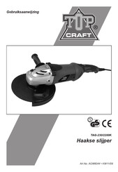Top Craft TAG-230/2200K Gebruiksaanwijzing