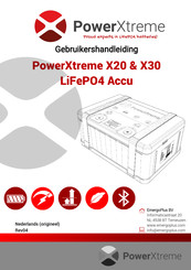 PowerXtreme X30 Gebruikershandleiding