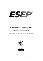 ESEP PEV 1000 Series Gebruikershandleiding