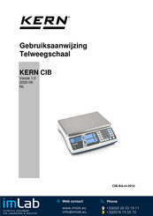 KERN CIB Series Gebruiksaanwijzing