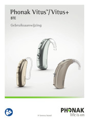 Phonak Vitus Series Gebruiksaanwijzing