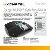 Konftel 300IP Korte Handleiding