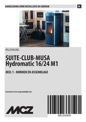 MCZ CLUB Series Handleiding Voor Installatie En Gebruik