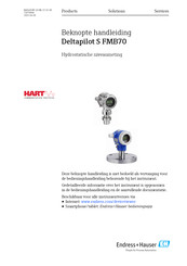 Endress+Hauser Deltapilot S FMB70 Beknopte Handleiding
