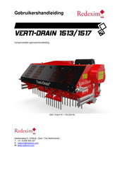 Redexim VERTI-DRAIN 1517 Gebruikershandleiding