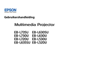 Epson EB-L635SU Gebruikershandleiding