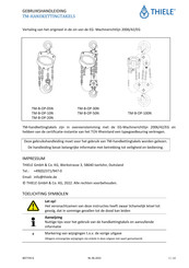 Thiele TM-B-OP-100N Gebruikshandleiding