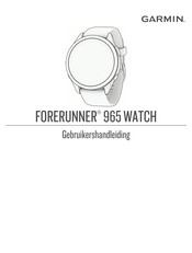 Garmin FORERUNNER 965 WATCH Gebruikershandleiding