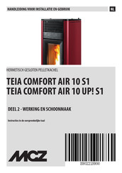 MCZ TEIA COMFORT AIR 10 UP! S1 Handleiding Voor Installatie En Gebruik