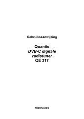 Quantis QE 317 Gebruiksaanwijzing