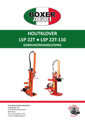 BOXER AGRI LSP 22T-110 Gebruikershandleiding