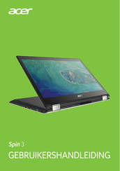 Acer Spin 3 Gebruikershandleiding