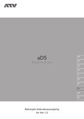 ATV aD5 Beknopte Gebruiksaanwijzing