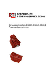 RTI CG80/1 Bedieningshandleiding