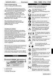 Solo 111B Gebruiksaanwijzing