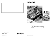 Siemens er926sb70n Gebruiksaanwijzing