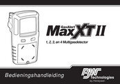 Honeywell BW Technologies GasAlert MaxXT II 4 Bedieningshandleiding