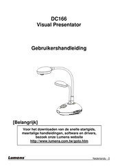 Lumens DC166 Gebruikershandleiding