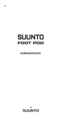 Suunto FOOT POD Gebruikersgids