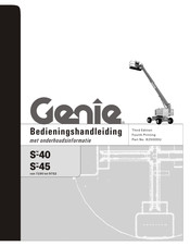 Genie S-40 TRAX Bedieningshandleiding