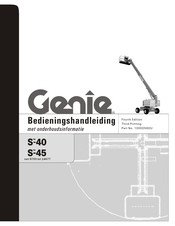 Genie S-40 TRAX Bedieningshandleiding