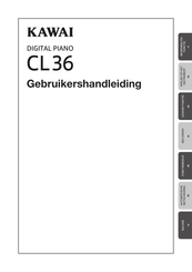 Kawai CL 36 Gebruikershandleiding