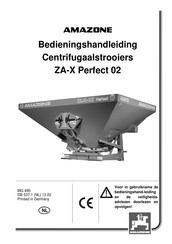 Amazone ZA-X Perfect 902 + S350 Bedieningshandleiding