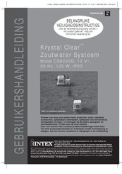 Intex Krystal Clear CS8220G Gebruikershandleiding