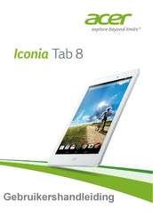 Acer Iconia Tab 8 Gebruikershandleiding