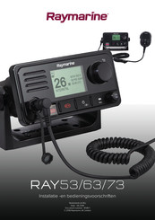 Raymarine RAY53 Installatie- En Bedieningsvoorschriften