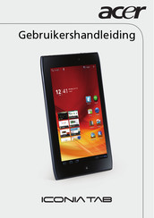 Acer ICONIA TAB Gebruikershandleiding