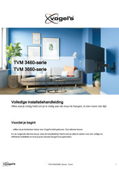 Vogel's TVM 3460 Series Volledige Installatiehandleiding